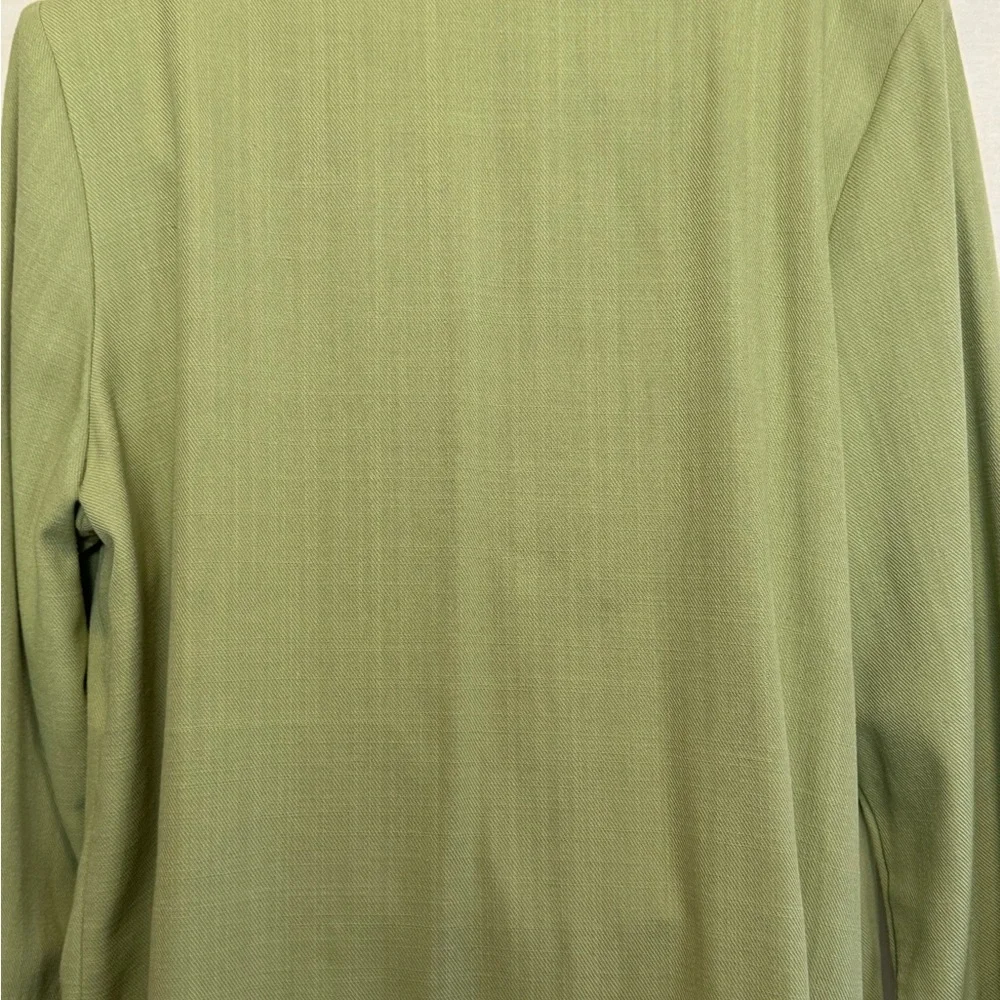 B-2 Courtenay PLUS SIZE 18W Green Linen Blend Blazer Suit‎ Jacket